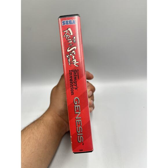 The Ren & Stimpy Show: Stimpy's Invention (Sega Genesis) Case & Cartridge TESTED - Picture 3 of 8